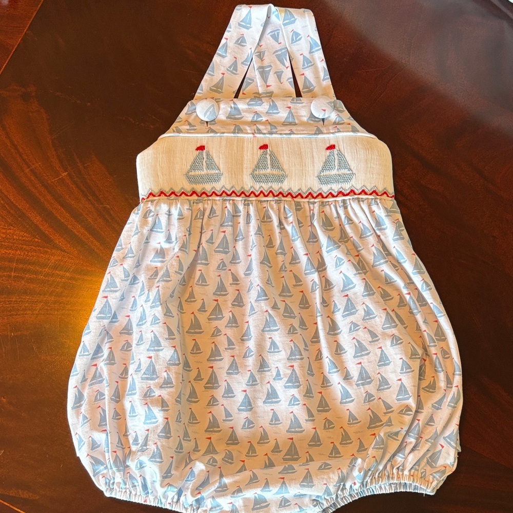 Sailboat Bubble with ruffle butt